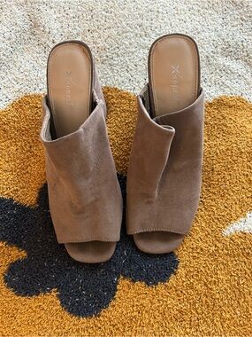 Suede Mules